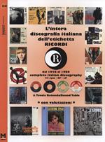 Intera discografia dell'etichetta Ricordi. Dal 1958 al 1980. Con valutazioni. Ediz. italiana e inglese