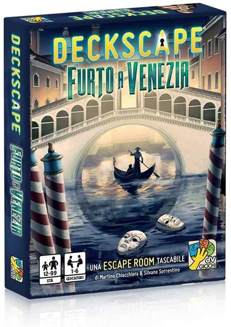 Deckscape. Furto a Venezia. Gioco da tavolo - 3