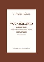Vocabolario italiano-siciliano ibleo