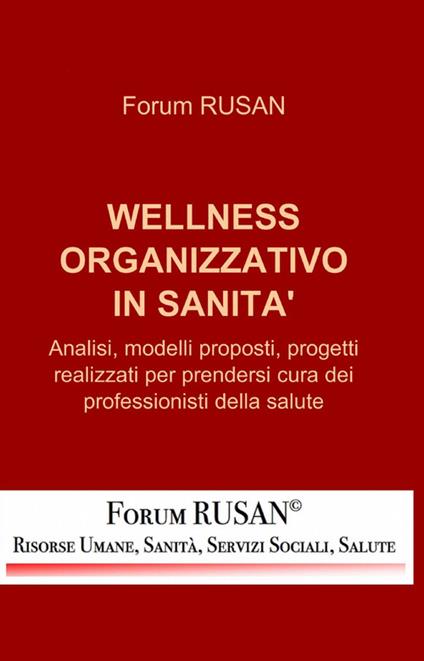 Wellness organizzativo in sanità - copertina