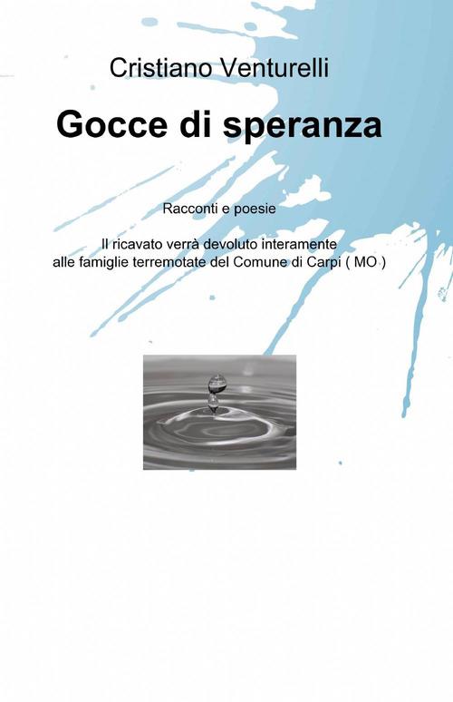 Gocce di speranza - Cristiano Venturelli - copertina