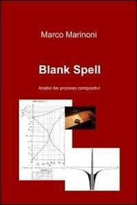 Blank spell - Marco Marinoni - copertina