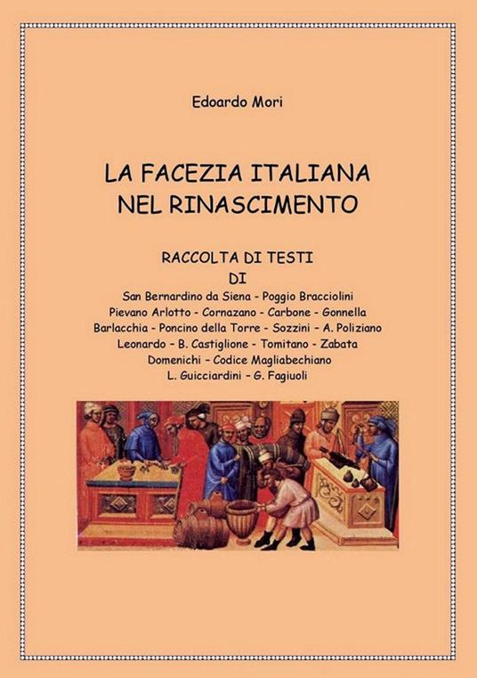 La facezia italiana nel Rinascimento - Edoardo Mori - copertina