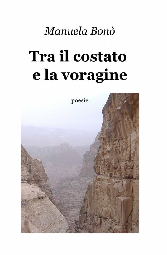 Tra il costato e la voragine - Manuela Bonò - copertina
