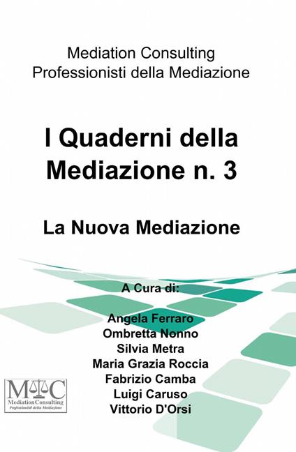 I quaderni della mediazione. Vol. 3 - copertina