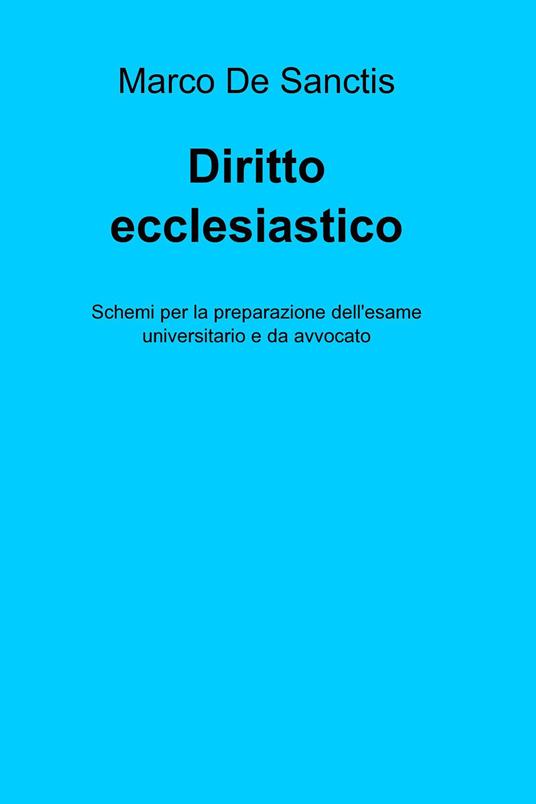 Diritto ecclesiastico - Marco De Sanctis - ebook