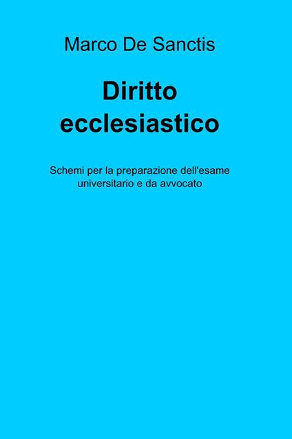 Diritto ecclesiastico - Marco De Sanctis - ebook