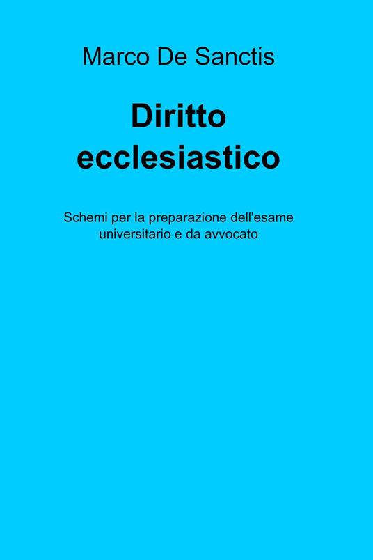 Diritto ecclesiastico - Marco De Sanctis - ebook