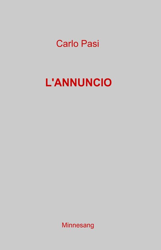 L' annuncio - Carlo Pasi - copertina