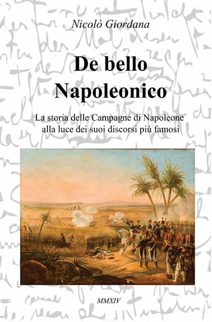 De bello napoleonico - Nicolò Giordana - copertina