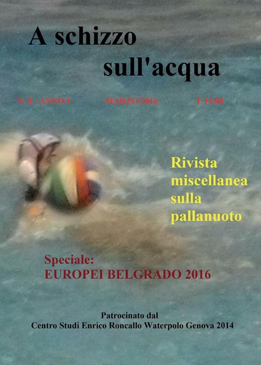 A schizzo sull'acqua (2016). Vol. 0 - Enrico Roncallo - copertina