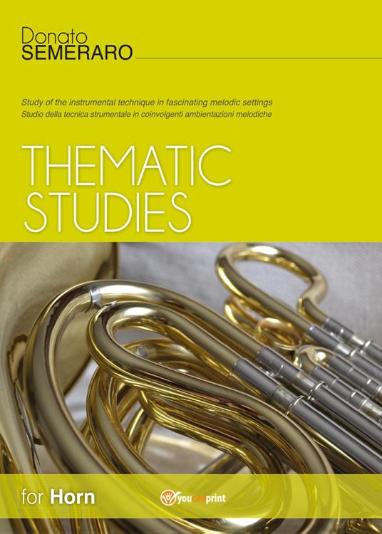 Thematic studies for horn - Donato Semeraro - copertina