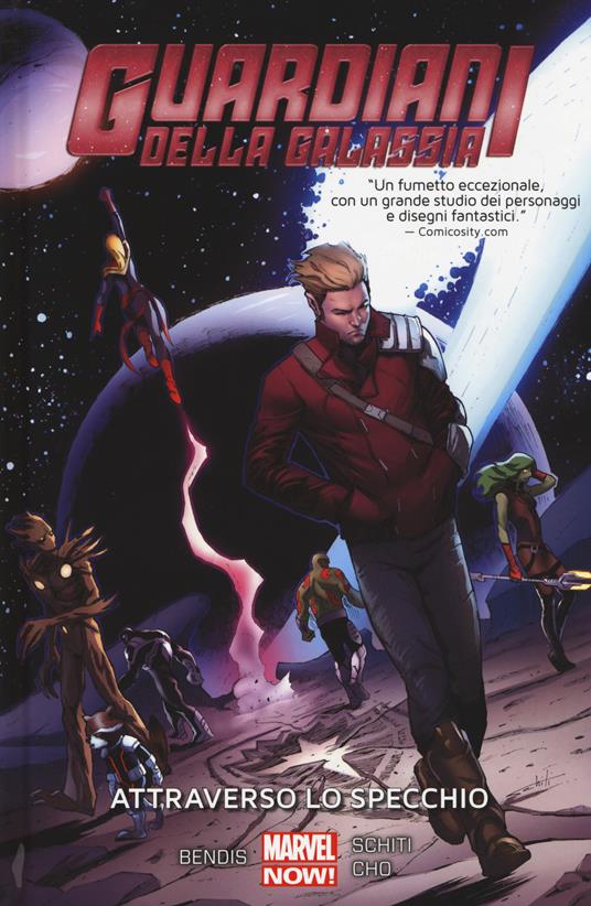 Attraverso lo specchio. Guardiani della galassia. Vol. 5 - Frank Cho,Brian Michael Bendis,Valerio Schiti - copertina