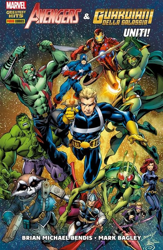 Avengers & guardiani della galassia: uniti! - Mark Bagley,Brian Michael Bendis,Fabio Gamberini - ebook