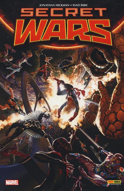 Secret wars - Jonathan Hickman,Paul Renaud Esad Ribic - copertina