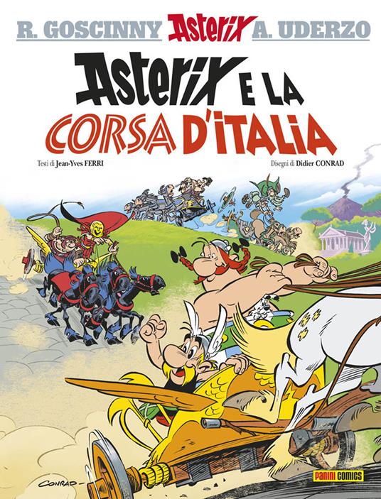 Asterix e la corsa d'Italia - Jean-Yves Ferri,Didier Conrad - copertina