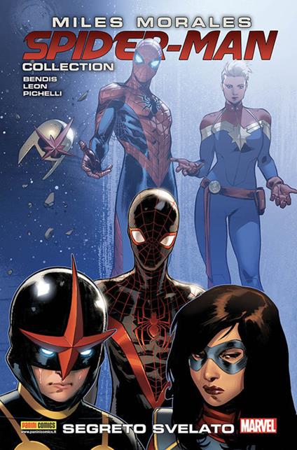 Miles Morales. Spider-Man collection. Vol. 11: Segreto svelato. - Brian Michael Bendis,Nico Leon,Sara Pichelli - copertina
