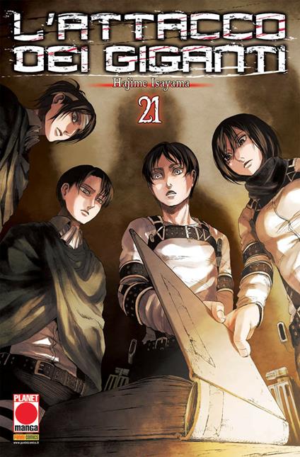L' attacco dei giganti. Vol. 21 - Hajime Isayama - copertina