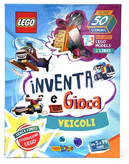 Veicoli. Lego inventa e gioca. Ediz. a colori - copertina