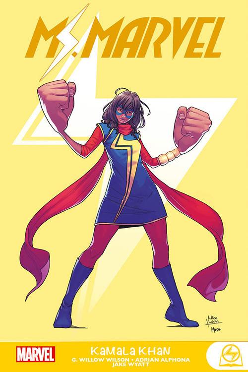 Kamala Khan. Ms. Marvel - G. Willow Wilson,Adrian Alphona,Jake Wyatt - copertina