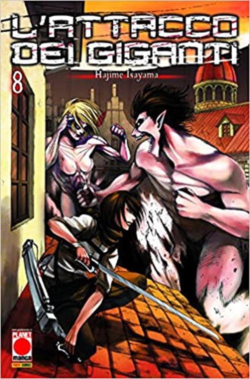 L'attacco dei giganti. Vol. 8 - Hajime Isayama - copertina