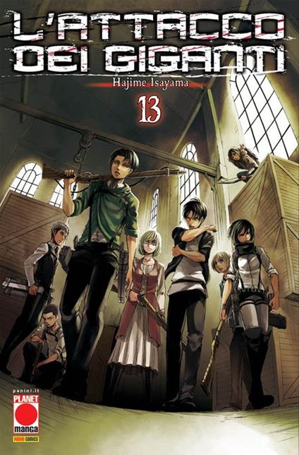 L'attacco dei giganti. Vol. 13 - Hajime Isayama - copertina