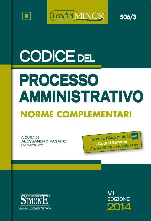 Codice del processo amministrativo. Ediz. minore - copertina