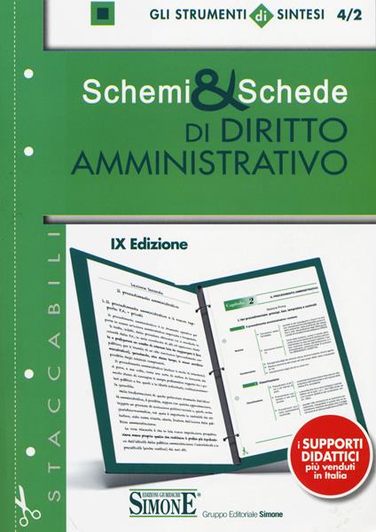 Schemi & schede di diritto amministrativo - copertina
