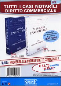 Tutti i casi noratili diritto commerciale: Nuovi-Nuovissimi casi notarili diritto commerciale - Carlo Carbone - copertina