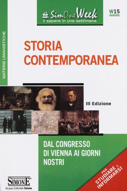Storia contemporanea. Dal Congresso di Vienna ai giorni nostri - copertina