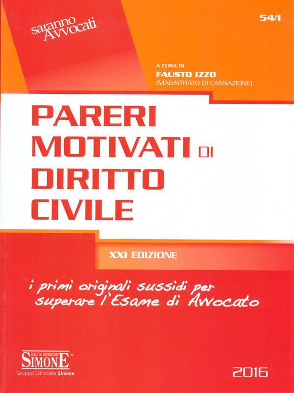 Pareri motivati di diritto civile