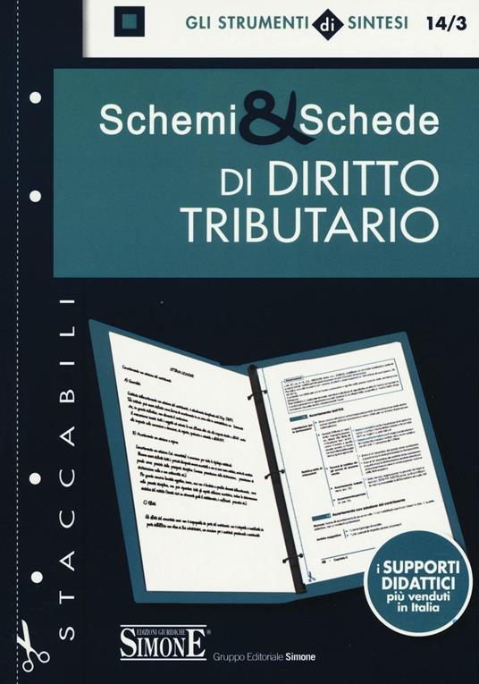 Schemi & schede di diritto tributario - copertina