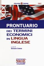 Prontuario dei termini economici in lingua inglese