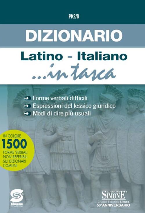 Dizionario latino-italiano - copertina