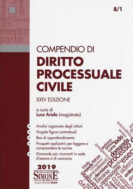 Compendio di diritto processuale civile - copertina