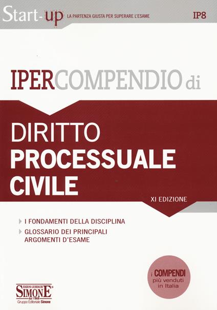 Ipercompendio di diritto processuale civile - copertina