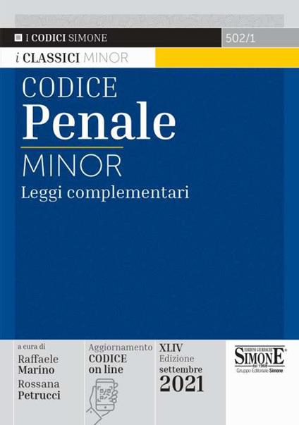 Codice penale. Leggi complementari. Ediz. minor - copertina