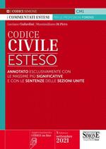 Codice civile esteso. Annotato esclusivamente con le massime più significative e con le sentenze delle Sezioni Unite. Con aggiornamento online