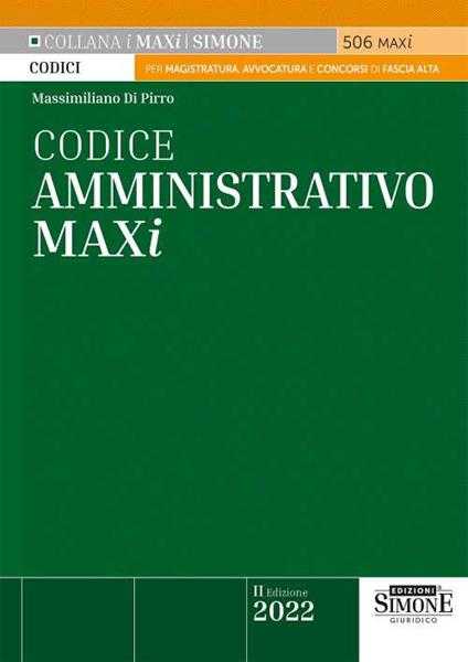 Codice amministrativo maxi - Massimiliano Di Pirro - copertina