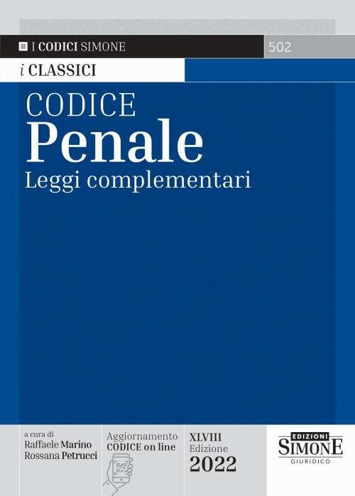 Codice penale. Leggi complementari - copertina