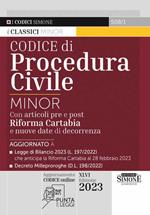 Codice di procedura civile. Ediz. minor