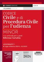 Codice civile e di procedura civile per l'udienza. Ediz. minor. Con QR-Code