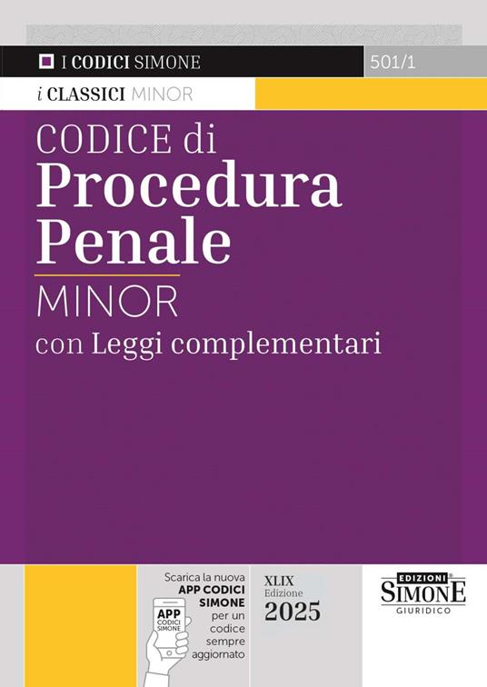 Codice di procedura penale. Leggi complementari. Ediz. minor. Con espansione online - copertina