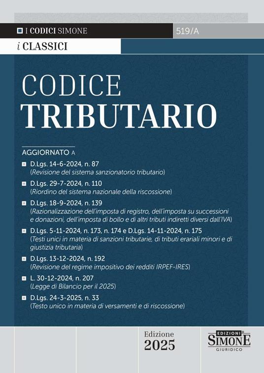 Codice tributario - copertina