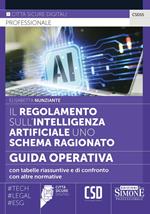 Il regolamento sull'intelligenza artificiale uno schema ragionato. Guida operativa con tabelle riassuntive e di confronto con altre normative