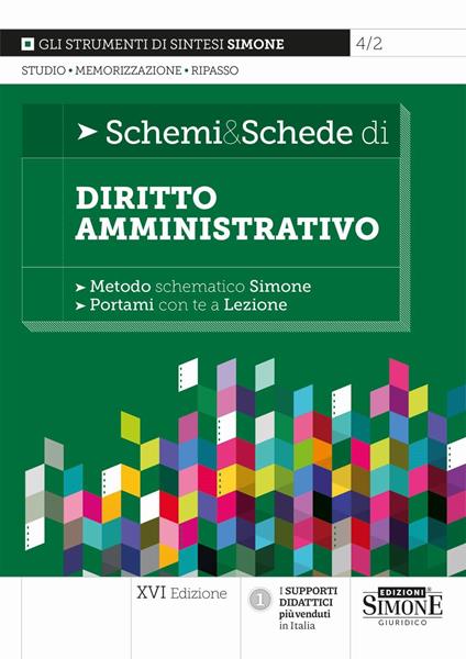 Schemi & schede di diritto amministrativo - copertina