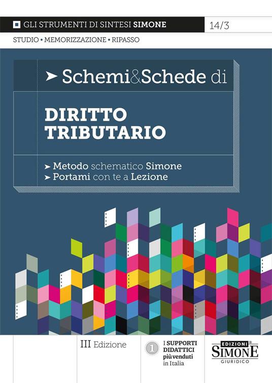 Schemi & schede di diritto tributario - copertina