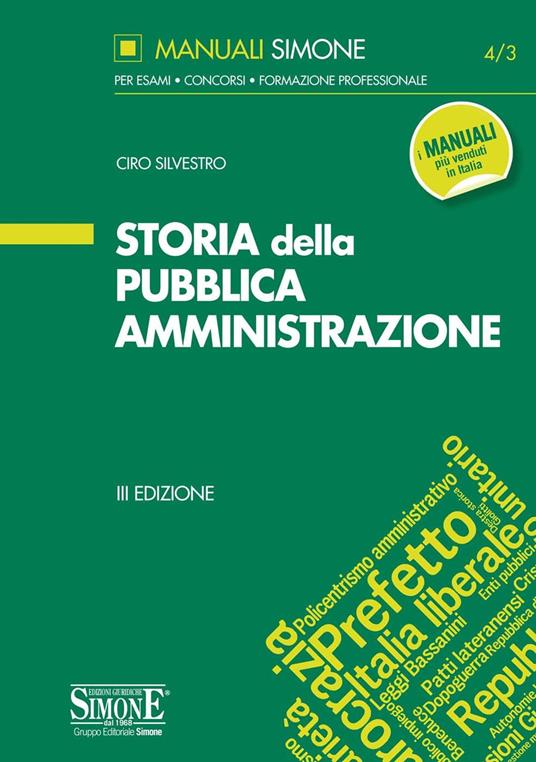 Storia della pubblica amministrazione - Ciro Silvestro - ebook