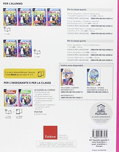 Squadra speciale. Tomo scientifico. Per la 4ª classe elementare. Con espansione online. Vol. 1 - Anna Ronca,Giulia Di Gregorio - 4