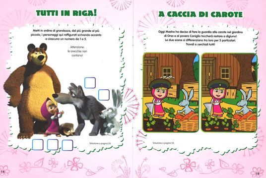 Una piccola peste. Masha e Orso. Libro gioco. Con adesivi. Ediz. illustrata - 5